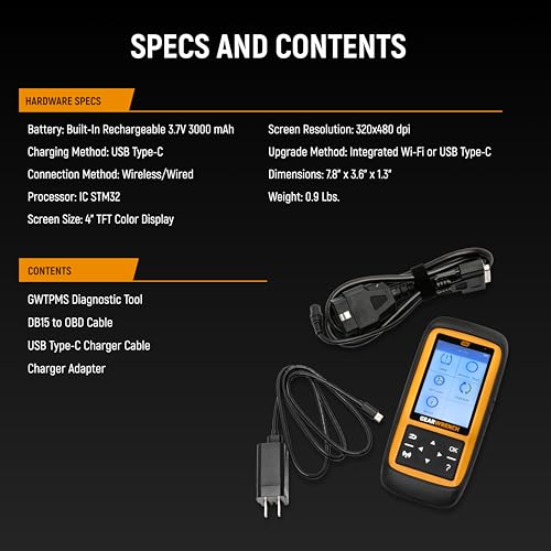 Image of GEARWRENCH Universal Tire Pressure Monitoring System Programming & Diagnostic Tool | GWTPMS