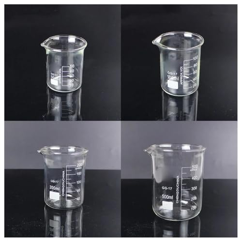 Bécher en verre expérimental pour éviter la casse thermique en labo