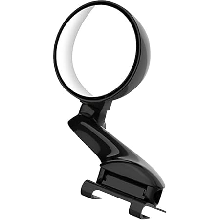 Amazon X Style 車用補助ミラー バックミラー サイドミラー サポートミラー 広視野 360度角度調整可能 死角解消 事故防止 前後方確認 曲面ミラー 右 補助ミラー 車 バイク