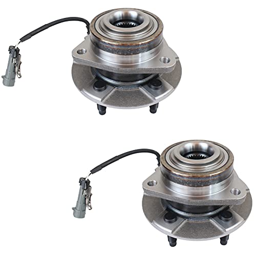 PAROD Pair 513189 Front Wheel Bearing & Hub Assembly Compatible with 2005-2006 Chevy Equinox, 2006 Pontiac Torrent, 2002-2007 Saturn Vue 5 Lugs W/ABS by PAROD - Used condition - US$55.95