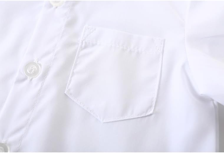 Baby Boy Summer Cotton Gentleman Short Sleeve Bowtie Romper Suspenders Shorts Outfit Set (Blue, 4T)