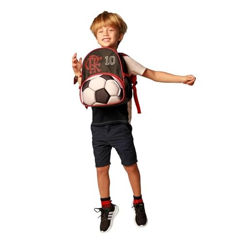 Mochila Escolar Infantil com Tema de Futebol