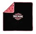 Harley-Davidson Black and Pink Receiving Blanket One Size