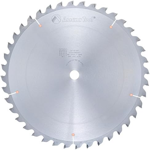 Amana Tool - RA1640 Carbide Tipped Radial Arm 16" Dia x 40T 4+1, -2 Deg, 1" Bore C