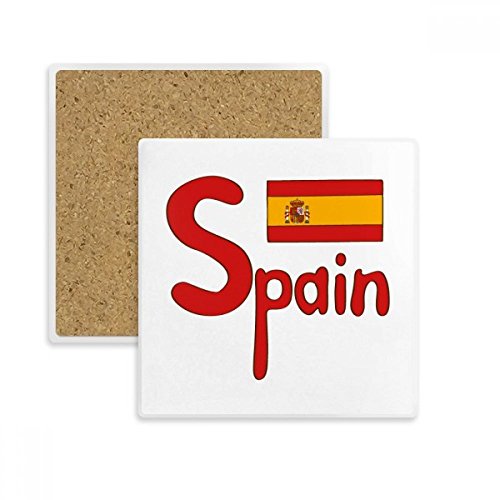 Coupe du coaster Espagne dessous de verre absorbant pour cadeau de boisson