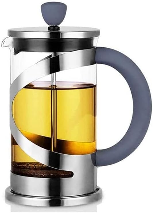 French Press Espresso and Tea Maker Stainless Steel Plunger and Heat Resistant Borosilicate Glass Easy Clean (Size : 1000ml) (600ml)