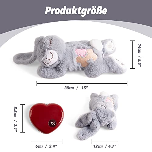 Pet Prime Hundeherzschlag Spielzeug Welpe Verhaltenshilfe Spielzeug Herzschlag Plüschtier für Haustier Plüsch Welpenspielzeug - Plüschbär (Snuggle Rabbit)