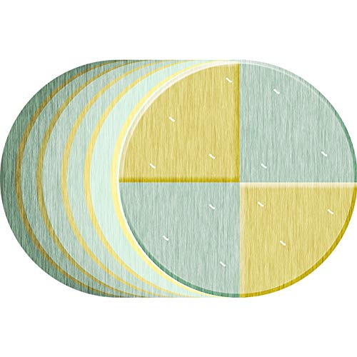 Tapis de forme irrégulière multicolore lavable pour éviter les glissades