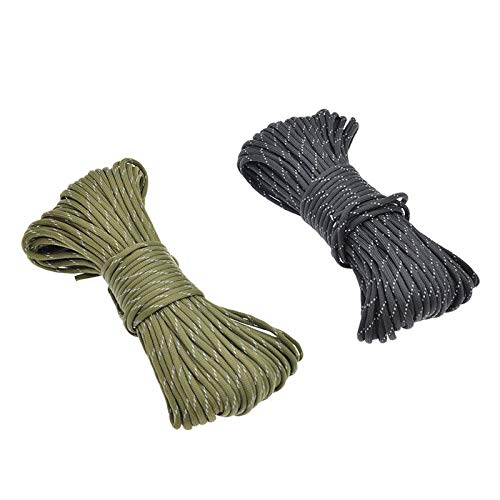 gazechimp Corda de Escalada Externa Reflexiva, Equipamento de Montanha Resistente de 4 Mm E - Exérci