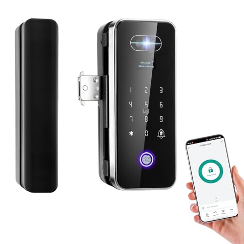 EIYSIE Smart Glass Door Lock with Face Recognition