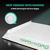 Mars Hydro Kompletny zestaw do uprawy namiotu, TS600 lampa do uprawy Full Spectrum, 60 x 60 x 140 cm, 1680D wysoce odblaskowa skrzynka do uprawy mylaru, kompletny zestaw, z 10 cm 205 CFM, cichy i