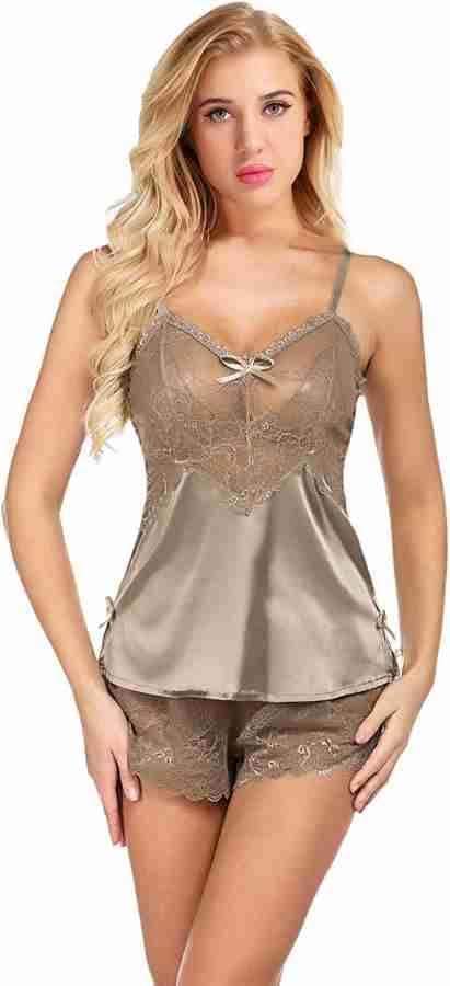 Women Babydoll Nightwear Lingerie, Swimwear Beachwear Sheer Honeymoon Lingerie, Free Size