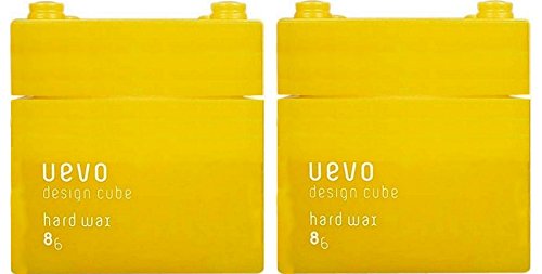 �yX2�Z�b�g�z �f�~ �E�F�[�{ �f�U�C���L���[�u �n�[�h���b�N�X 80g hard wax DEMI uevo design cube