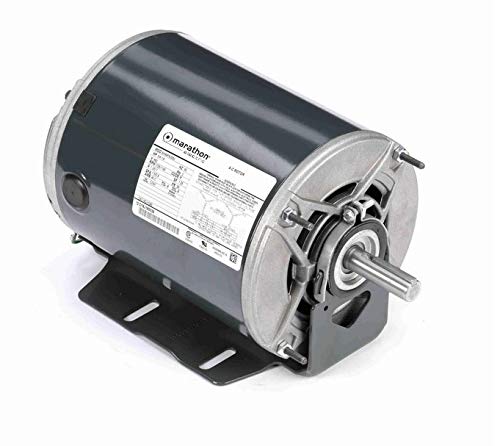 Marathon K280 56 Frame Open Drip Proof 5K49PN3052 Belt Drive Motor, 3/4 hp, 1800 RPM, 460 VAC, 3 Phase, 2 Speeds, Ball Bearing, Resilient Ring Mount