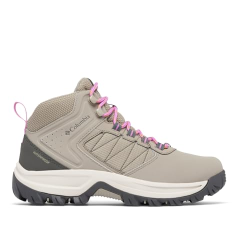 Columbia Womens Transverse Waterproof Hiking Boot, Kettle/Berry Patch, 5.5 Wide