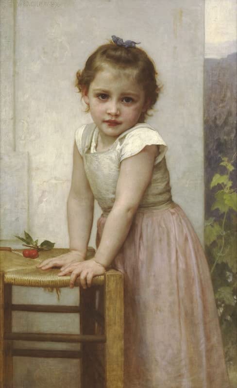 Pinturas famosas en lienzo: Yvonne por Bouguereau en impresión de alta calidad