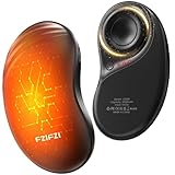 Handwärmer Elektrisch, 2er Set Elektrische Handwärmer Magnetisch 6000mAh, 3 Heizstufen bis 57°C, Taschenwärmer Wiederverwendbar Hand Warmer Heizung für Weihnachten, Reisen und Outdoor im Winter