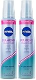 nivea diamond volume care szampon La fórmula enriquecida con pantenol y vitamina B3 fortalece tu cabello.