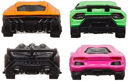 Lamborghini Set de 4 Autos Die-cast miniatura 3