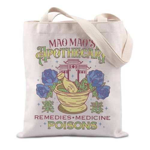 Sac fourre-tout Maomao apothicaire en coton pour fans d'anime japonais