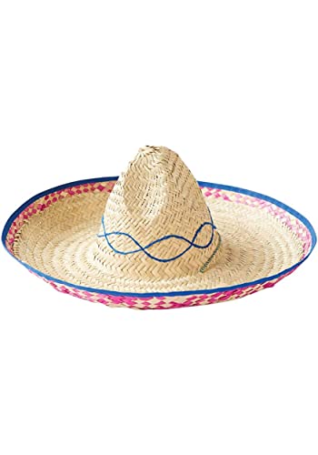 Rubies Embroiderd Straw Sombrero for Adults, Unisex No Size