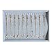 Wuligirl Velvet Stackable 20 Hooks Necklace Organizer Necklace Storage Display Tray Jewelry Holder Tray Showcase (Necklace)