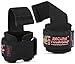 Heavy Duty PRO Lifting Dowel Straps Neoprene Padded Wrist Wraps Power Weight Lifting Training Gym Grips Straps Wrist Support Bandage Set of 2 Alternative To Hooks 1 Year Warranty