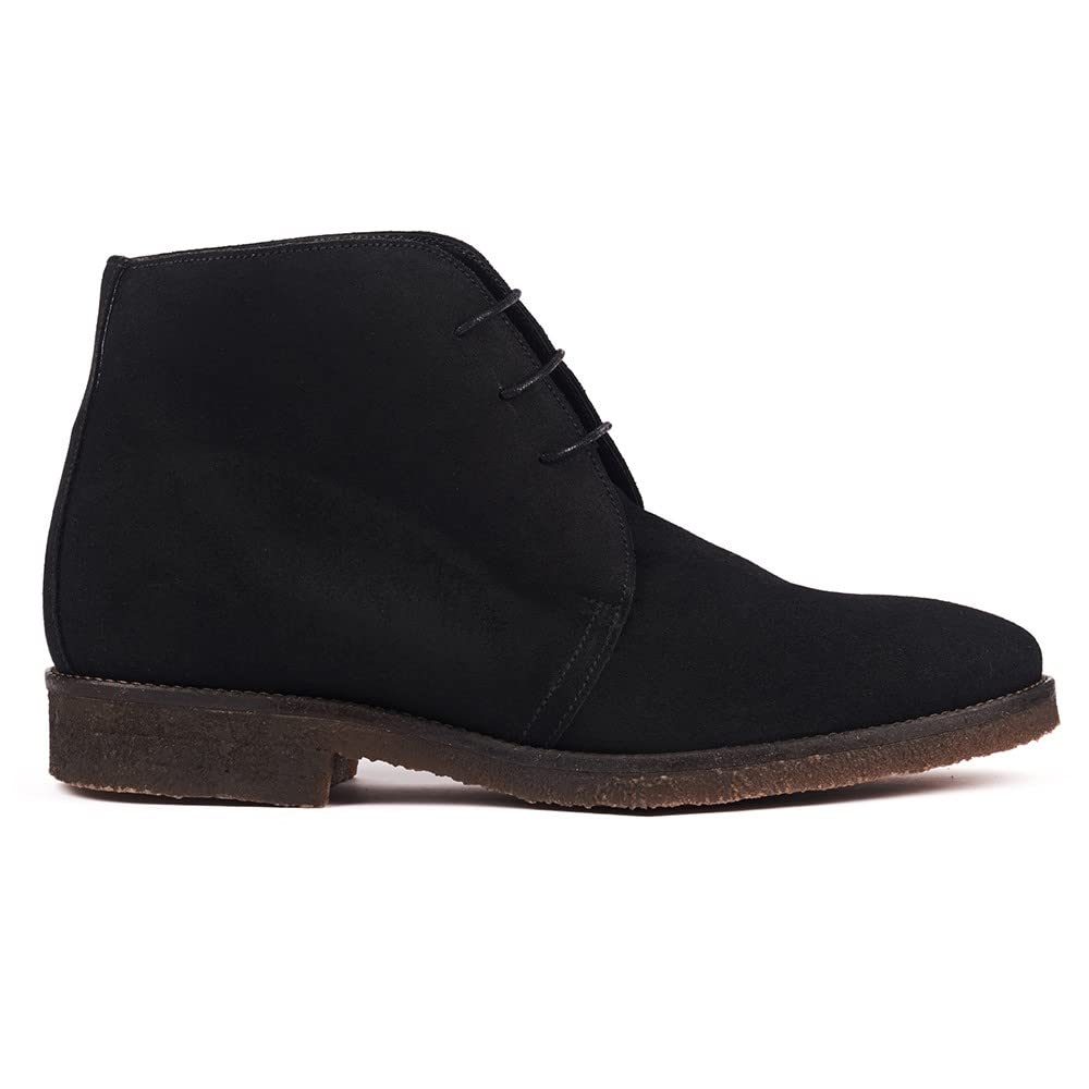 Chaussures réhaussantes pour Homme avec Semelle Augmentant la Taille jusqu'à 7cm. Fabriquées en Peau. Modèle Alexandro