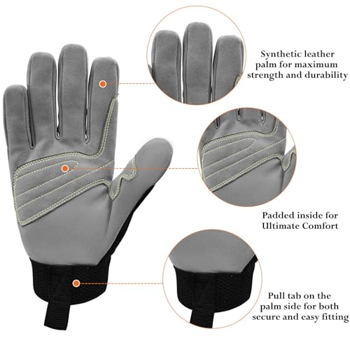 Intra-FIT Climbing Gloves, Lightweight, Breathable, Perfect for Rock, Tree, Wall, Mountain, Climbing