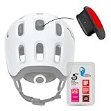 woom Bereit Helmlicht, Wiederaufladbares LED-Rücklicht Zubehör für Fertigen Kinderhelm, Hochsichtbares Fahrradsicherheitslicht mit 3 Modi & Auto-Abschaltung für Jungen & Mädchen