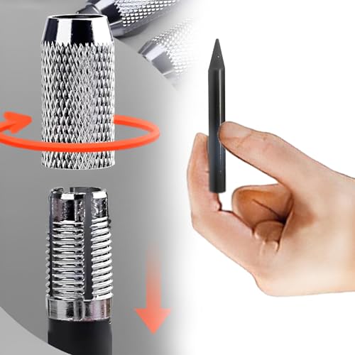 CYXZMYA 5 Stück Stiftverlängerung,Farbe Bleistiftverlängerung, Bleistiftverlängerung Verstellbar,Verstellbar Aluminiumlegierung Aluminium Bleistift Extender für Schule Malatelier Schreibgerät