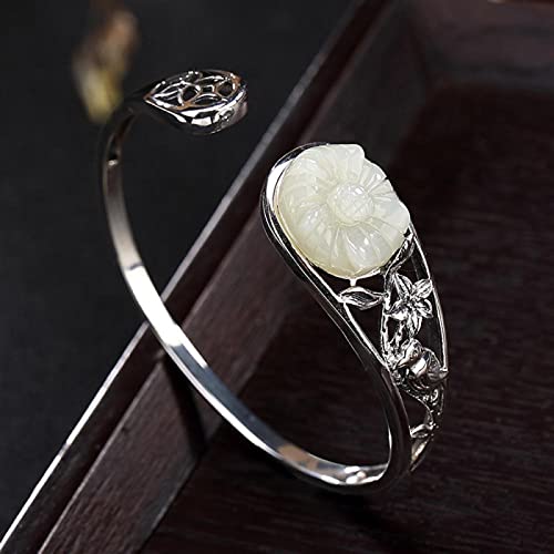 Bague S925 pour femmes avec anneau ouvert ajustable idée cadeau anniversaire