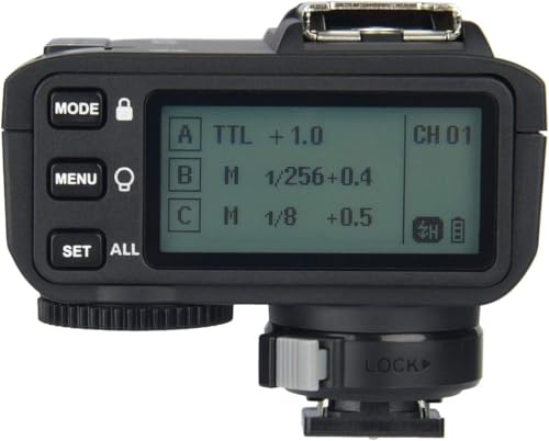 Godox X2T-S TTL Wireless Flash Trigger for Sony, Bluetooth Connection, 1/8000s HSS, 5 Separate Group Buttons, Relocated Control-Wheel, New Hotshoe Locking, New AF Assist Light by GODOX - Image 3