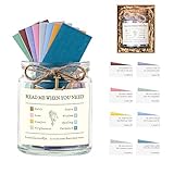 Bible Verse Jar for Christmas Gifts, Initial L Read Me When Prayer, Emotion and Feelings Scripture, Brightness Jar Christian Gifts for Women, Scriptural Study Supplies Men Art Work for Family