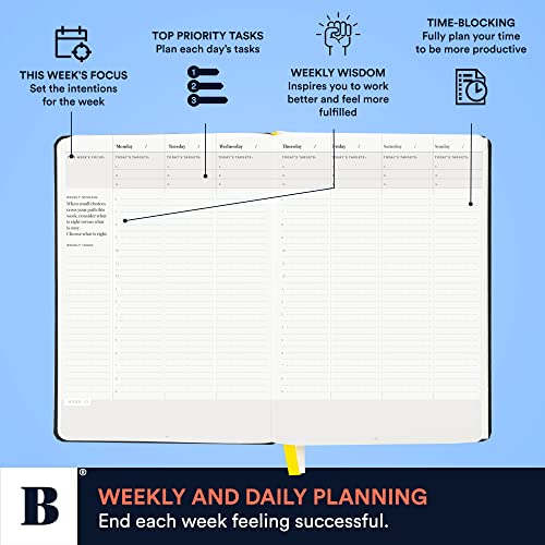 Bestself Daily Planner - 6-Month Undated Planner For Organization And Planning; Ideal Planner For Students, Schools, Colleges, Working Professionals #TOP4
