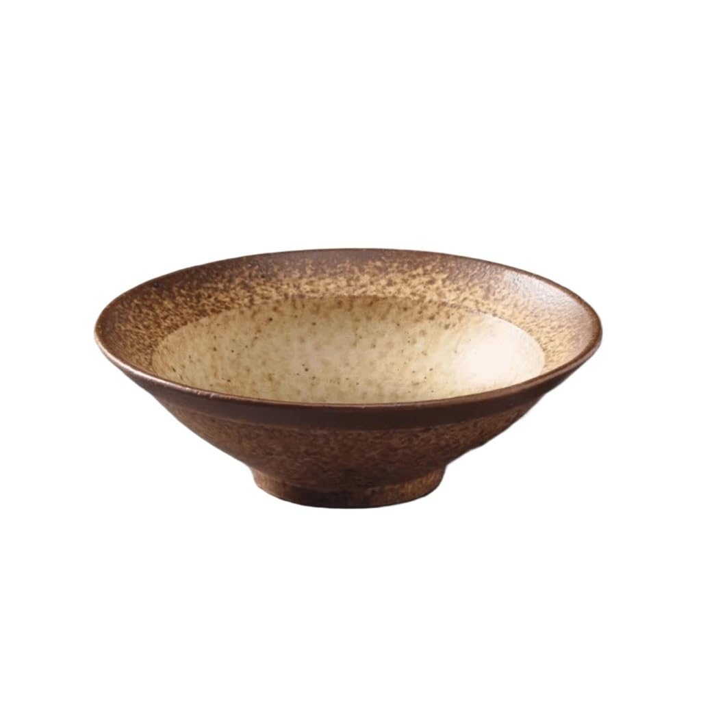 XYIANG Soup Bowl Noodle Bowl Ceramic Large Bowl Soup Bowl Household Ramen Bowl Tableware Deep Bowls (1 One Size)