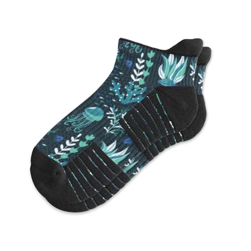 Image of Viasox Ankle Compression Socks for Women & Men, 14 mmHg Support Improves Circulation, Extra Cushioned
