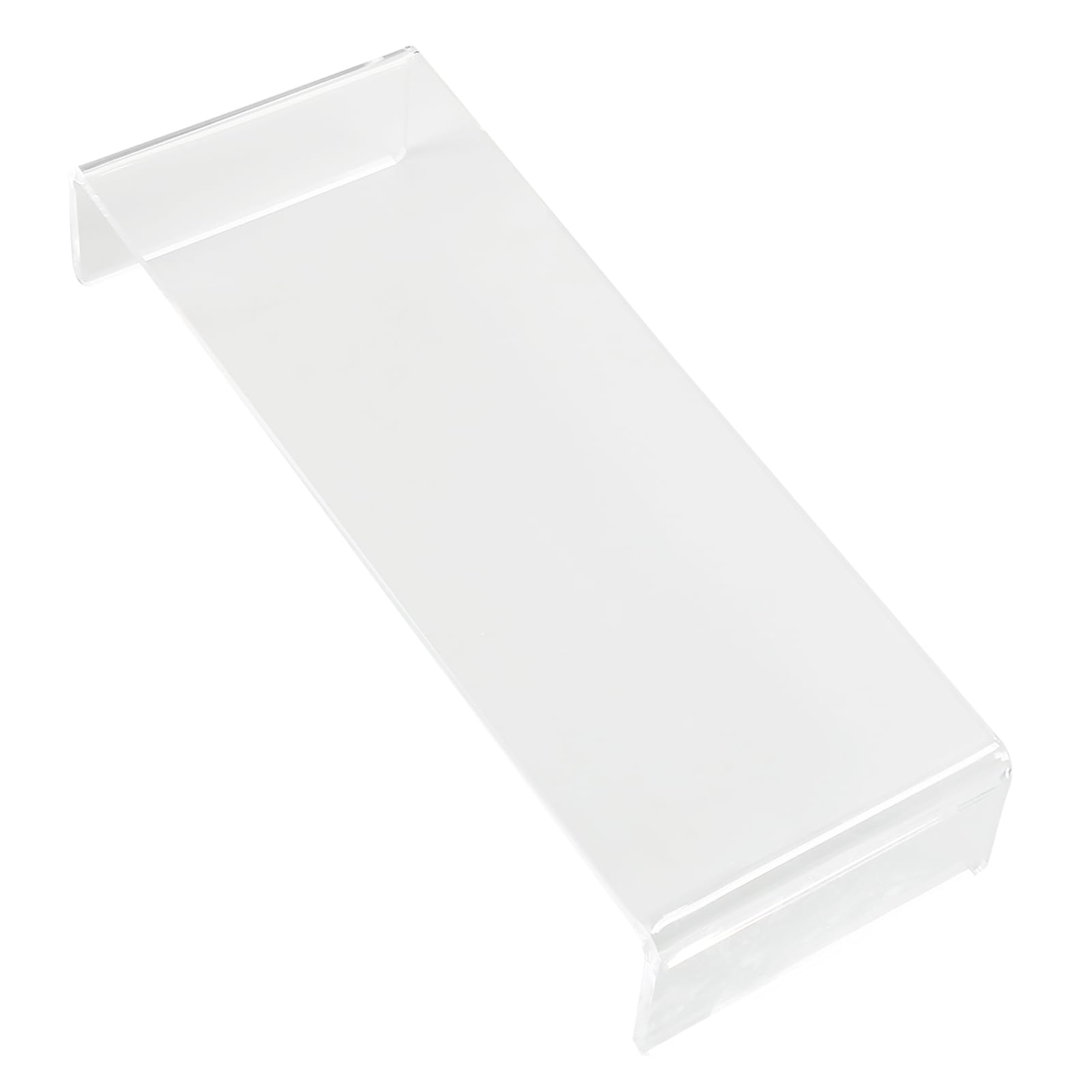 Podstawka pod monitor Akrylowa podstawka pod komputer o wysokości 3,5 cala Przezroczysta wytrzymuje obciążenie do 50 funtów Ergonomiczny organizer na biurko do domowego biura do (Przezroczysty)