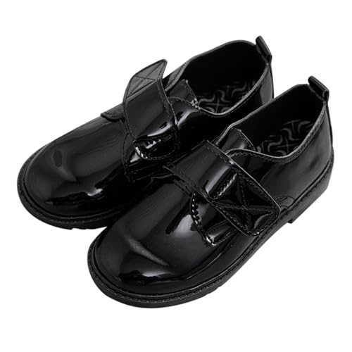 Boys and Girls Leather Shoes Children's Performance Shoes School Season Single Shoes Etiquette Leather Girls Boots