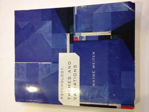 Psicologia: temas e variações (psicologia: temas e variações, nona edição)