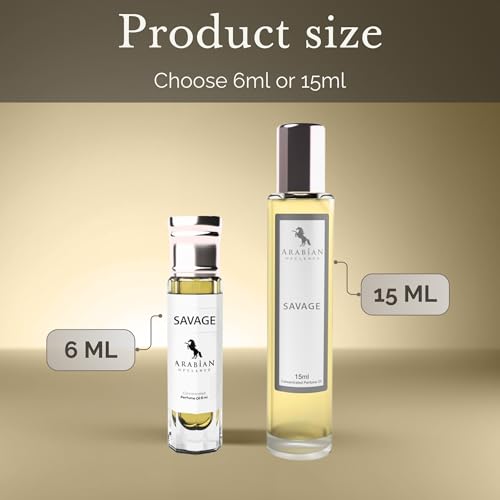 Arabian Opulence FR265 SAVAGE Roll-on Perfume Oil | Concentrated Fragrance Body Oil | Long Lasting Oil Based Perfume for Men | Travel Size Bottle Alcohol-Free (6ml) - Image 2