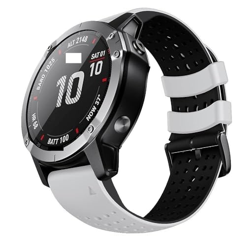 Bracelet Fenix 7X silicone 26mm, idéal pour le trail, la natation et le quotidien