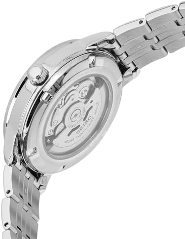 Seiko Men Analog Automatic Watch with Stainless Steel Strap SRPH87K1, Blue, Bracelet
