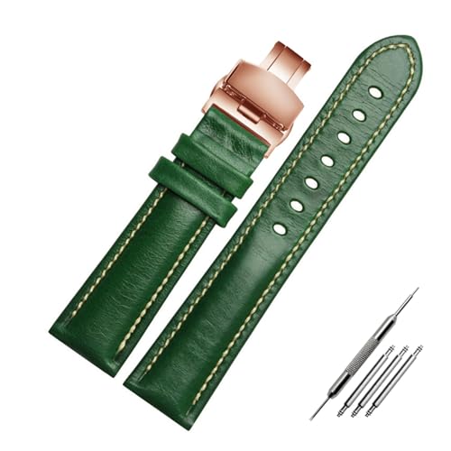 Bracelet en cuir véritable montre INEOUT résistant contre l'usure de boucle