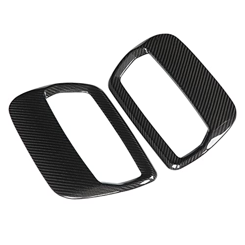 Car Intake Scoop Bonnet Vent Hood 2Pcs Dry Carbon Fiber Hood Air Vent Cover Bonnet Air Inlet Trim for 2019‑2021 by KIMISS - Image 4