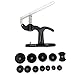 Produktbild Salmue Portable Watch Back Press Tool, Uhrmacher Werkzeug Professionelle Back Case Press Batteriewechselmaschine + Uhrmacher Tool Kit mit Matrizen und Pressreparaturvorrichtung für Uhrmacher