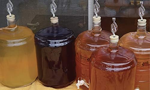 5 x Airlock S-Bubble Type with Free Grommets