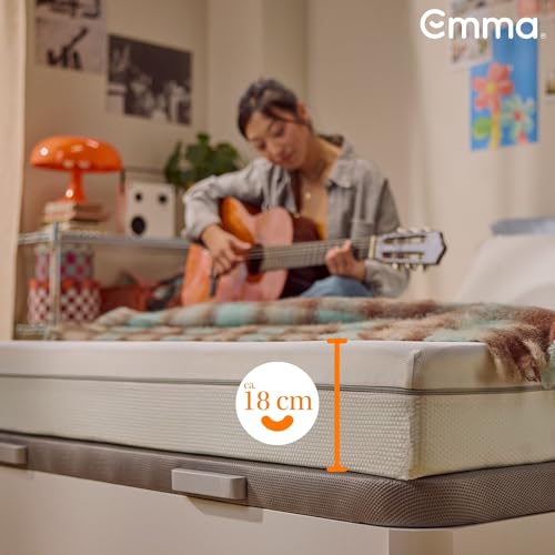 Emma One+ Matratze 140x200 H3 Hart – Kühlende & atmungsaktive 3-Zonen-Schaummatratze – Ergonomisch, Klimaregulierend & Waschbarer Bezug… – Ansicht 5
