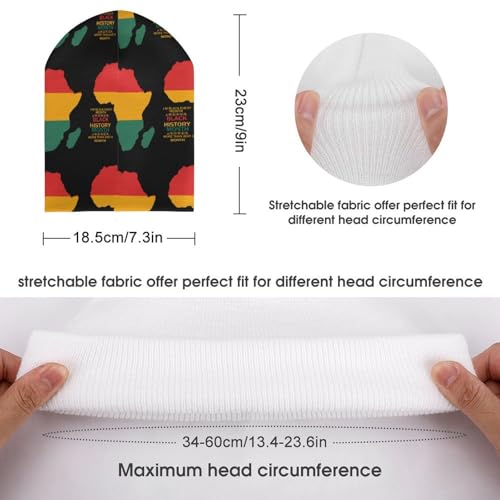 Black History Month Kids Beanie Hat for for Girls Boys Children Cap Winter Knitted Chemo Cancer Headwear Accessories Gifts Decoration2