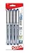 Pentel EnerGel NV Liquid Gel Pen, 0.7mm, Medium Line, Metal Tip, Blue Ink, 4 Pack (BL27BP4C)